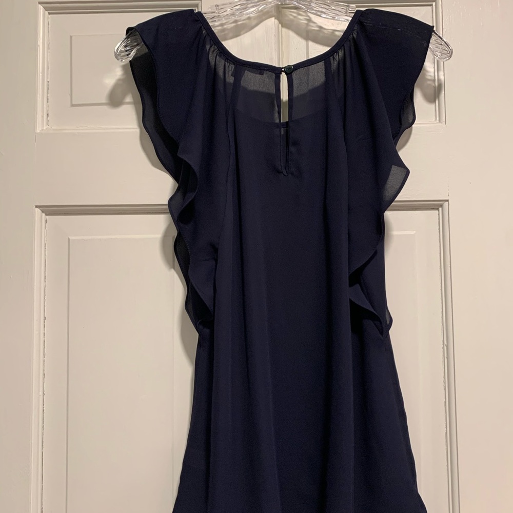 Navy blue blouse